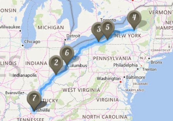 Itinerary Maiden Trip