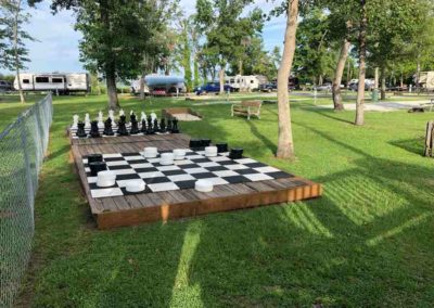 Checker Board and Horse Show Pit