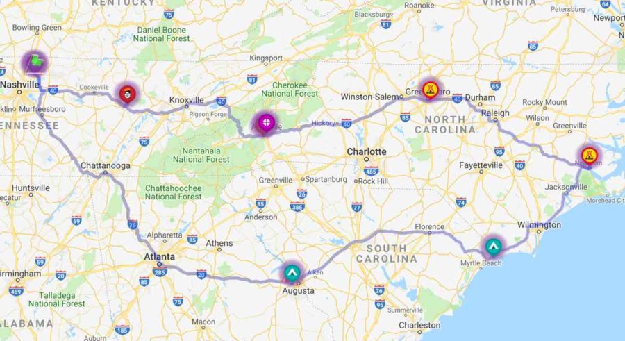 Chef & The Farmer Tour Itinerary