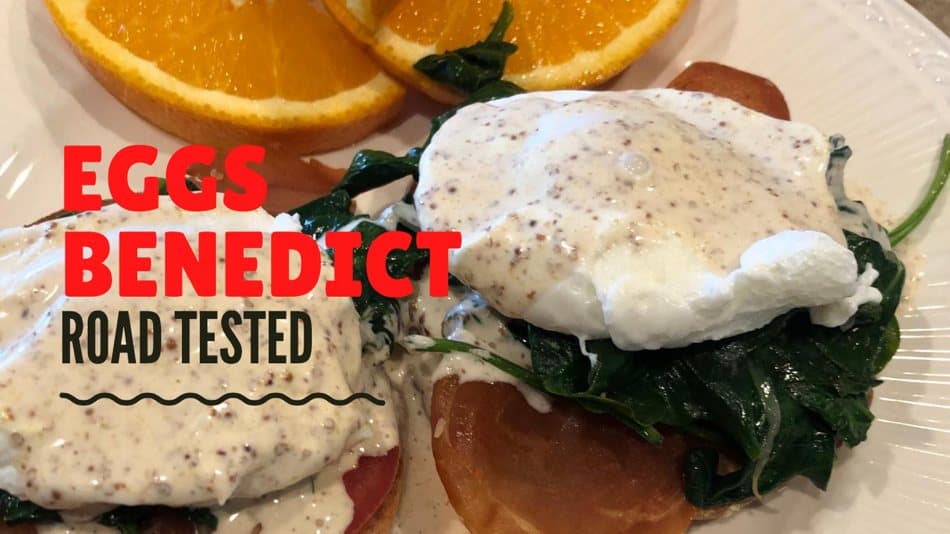 Eggs Benedict with Spinach and Tomato