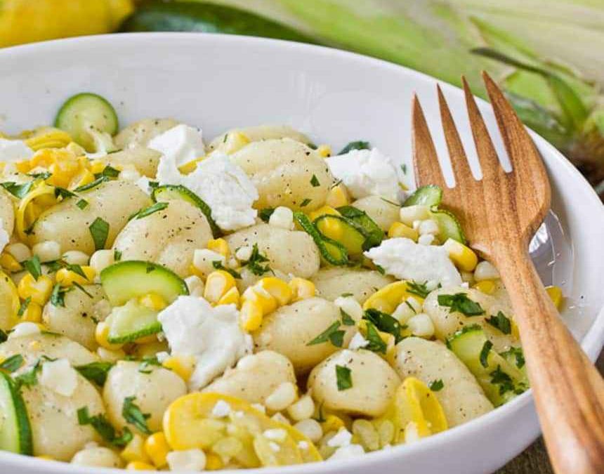 Gnocchi with Squash & Sweet Corn
