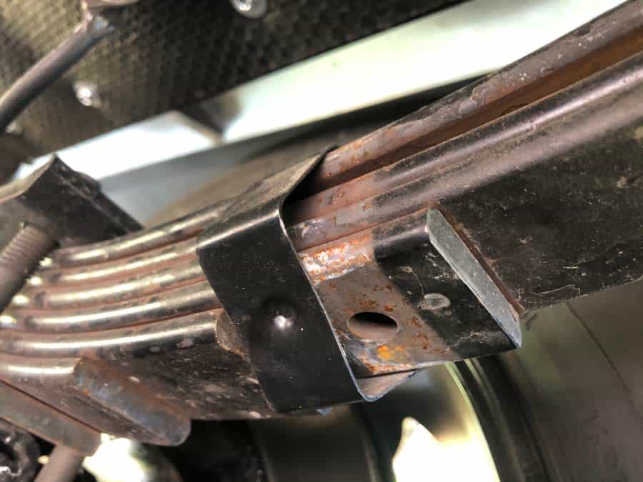 Defective Leaf Spring band