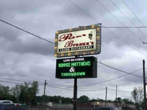 Pont Breaux Sign