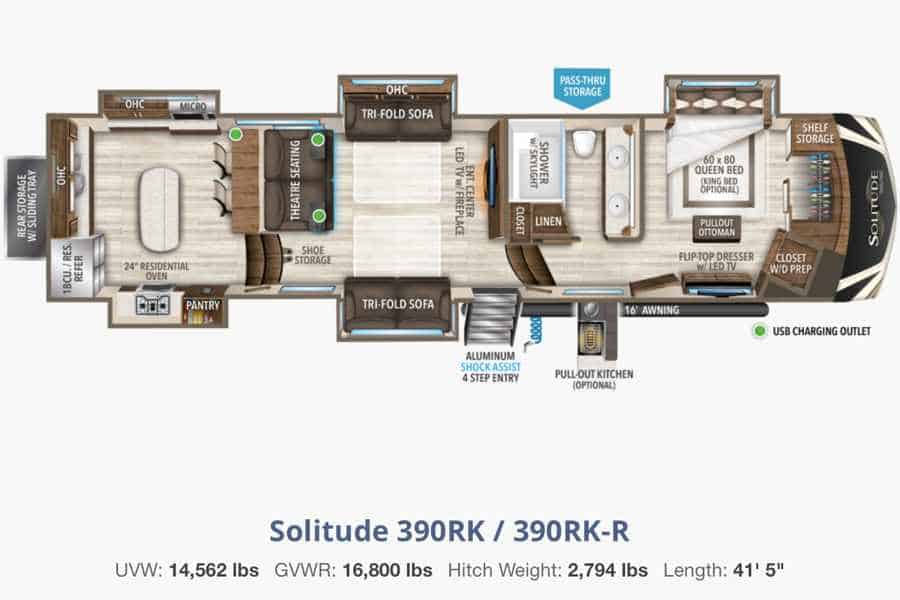 Floor Plan 390GK-R