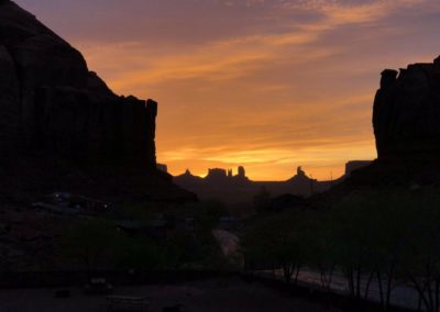 Sunrise from camp